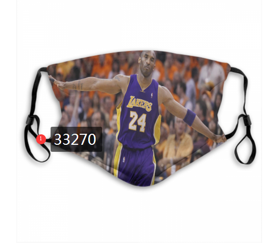 2021 NBA Los Angeles Lakers #24 kobe bryant 33270 Dust mask with filter